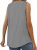 2025 Women's Plus Size Sleeveless Lace Pleated Blouse with Waist Cinching