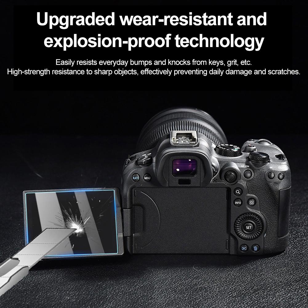 R6 / R6 II Camera Glass 9H Hardness Tempered Glass R6 Mark II Ultra Thin Full Screen Protector for Canon Guard Cover Gla