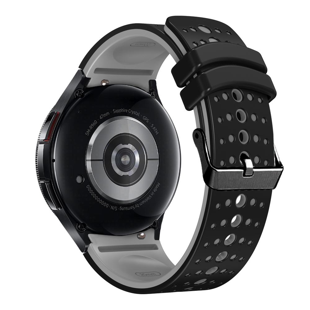 No-gap silicone strap for Samsung Galaxy Watch FE 7 6 44mm 40mm/6 Classic 47mm 43mm Breathable Band for Watch Pro 45mm 4 Classic