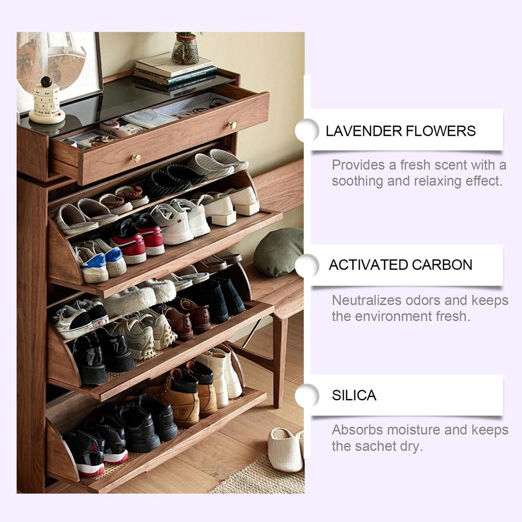 Lavender Scented Sachet Natural Fresh Long Lasting Floral Scent Closet Shoe Closet Odor Home Portable Fragrance Sachet