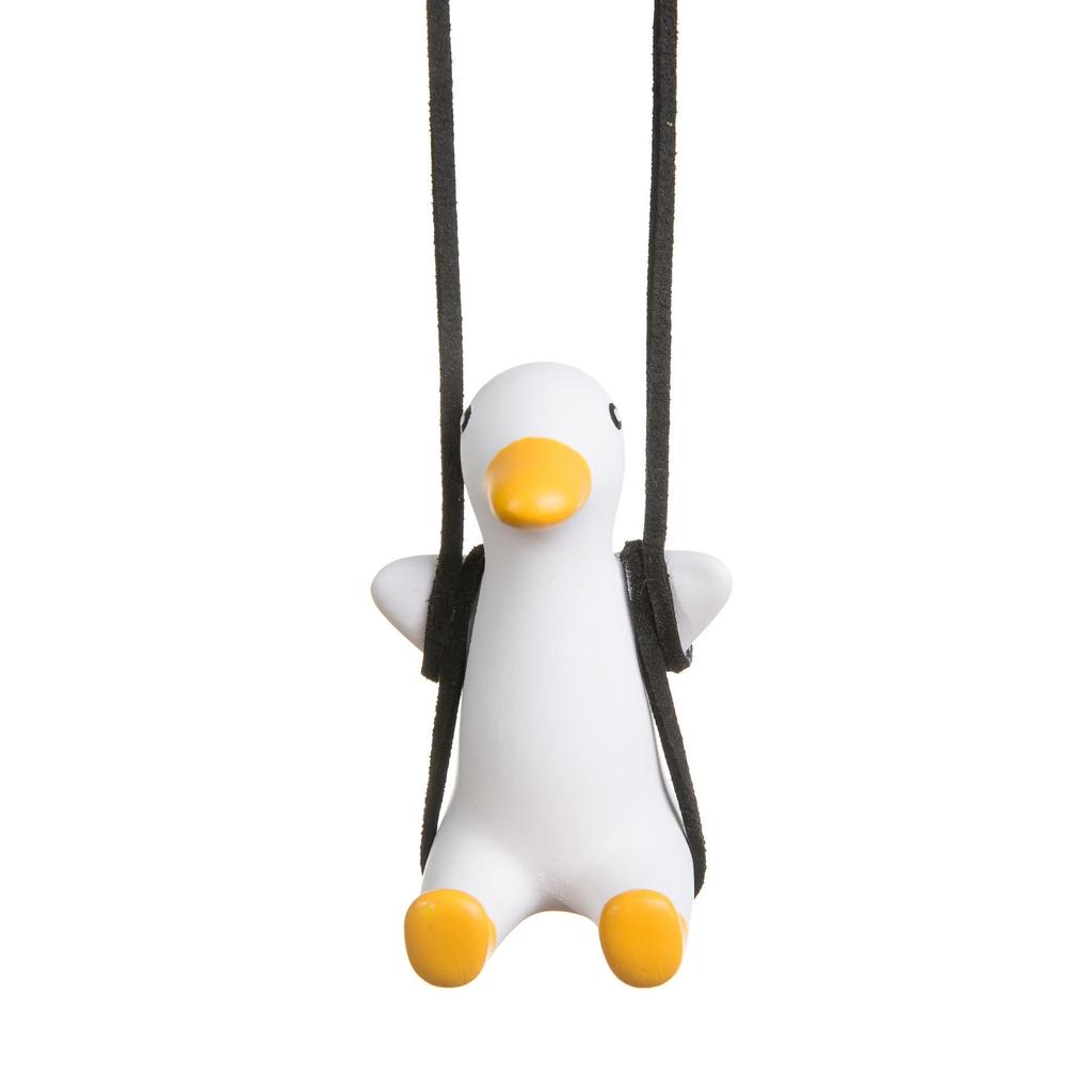 Creative Swinging Duck Car Ornament for Interior Decoration