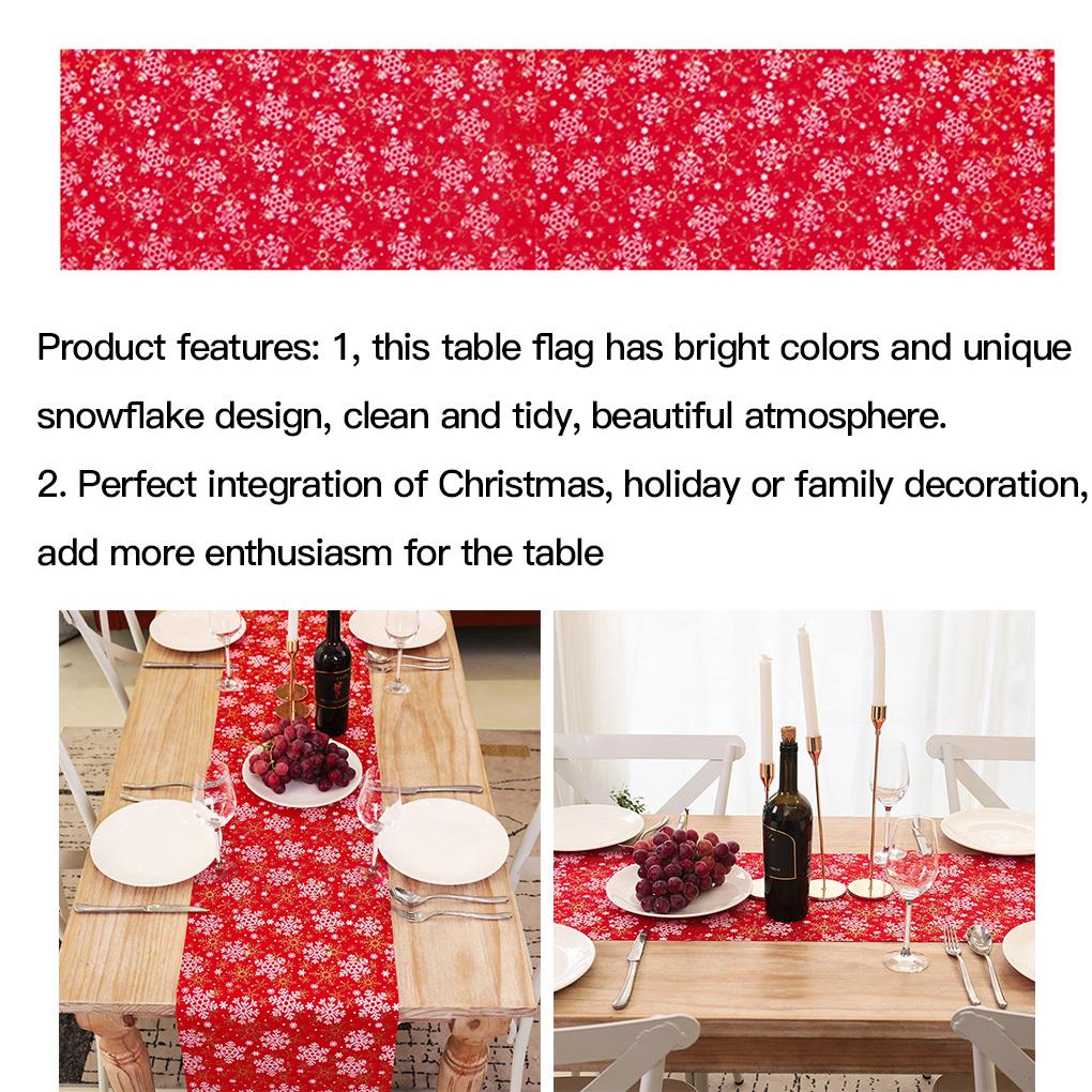 Bieżnik na stół o tematyce świątecznej Dom Restauracja Dzianinowy obrus Obrus na stół jadalny Dekoracja