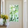 Yousheng Window Privacy Film Stained Glass Floral Static Window Cling Decorative UV Blocking Heat Control Glass Sticker for Glass Doors