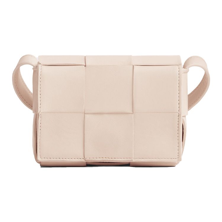 Bottega Veneta Mini Cassette Bag Melon Washed Women Shoulder_bags Cream 666688-VMAY1-6705