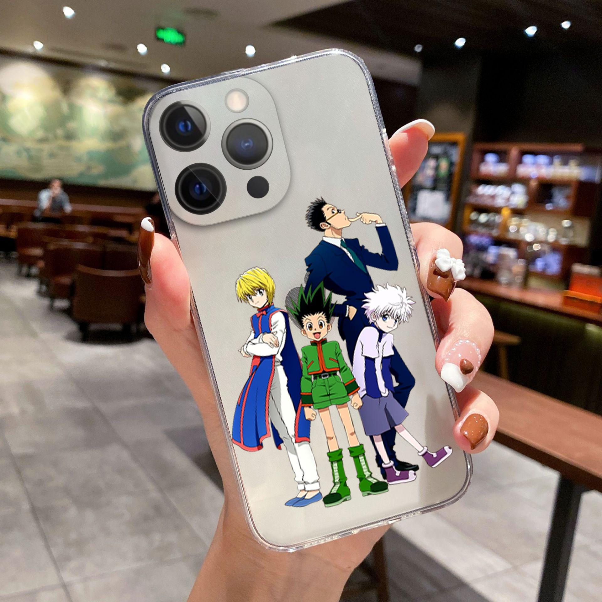 

Чехол для телефона с аниме Hisoka Hunter X Hunter для iPhone 11 12 13 Pro Max X XR XSMAX X 6s 8 7 Plus 13Mini, прозрачный мягкий бампер, задняя крышка iPhone 6 6s