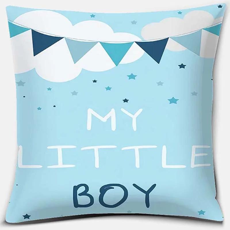 Cute Cartoon Animal Pattern Print Collection Pillowcase Square Home Office Decor