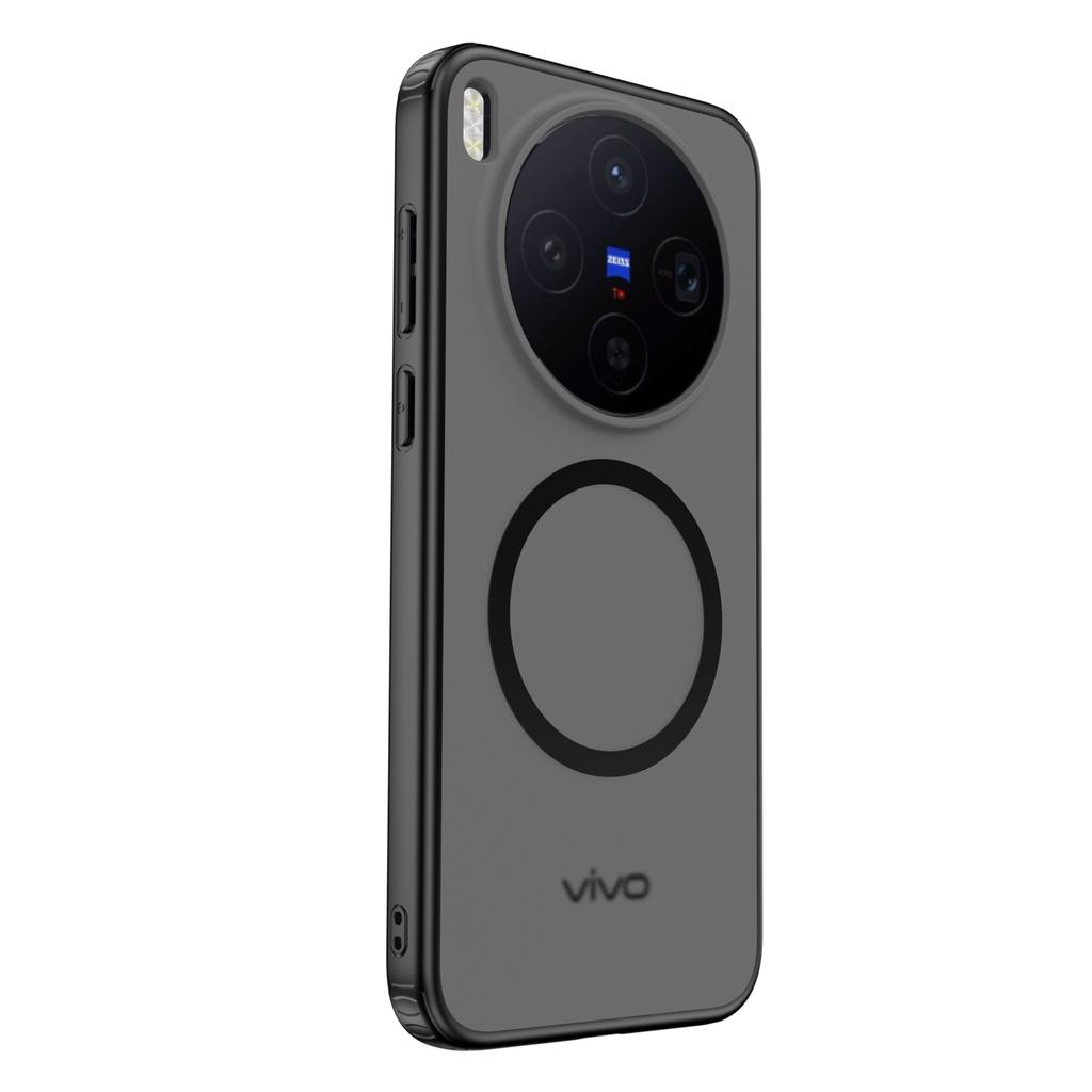 For Vivo X300 Ultra Case Magnetic Translucent Matte Hard PC Shockproof Semitransparent Back Cover for VIVO X300 Ultra