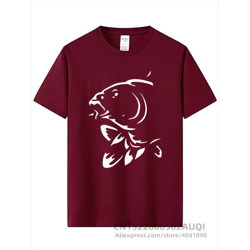 Summer Round Neck 3D Fish Print Top Fashionable Casual Short Sleeved Men's T-shirts