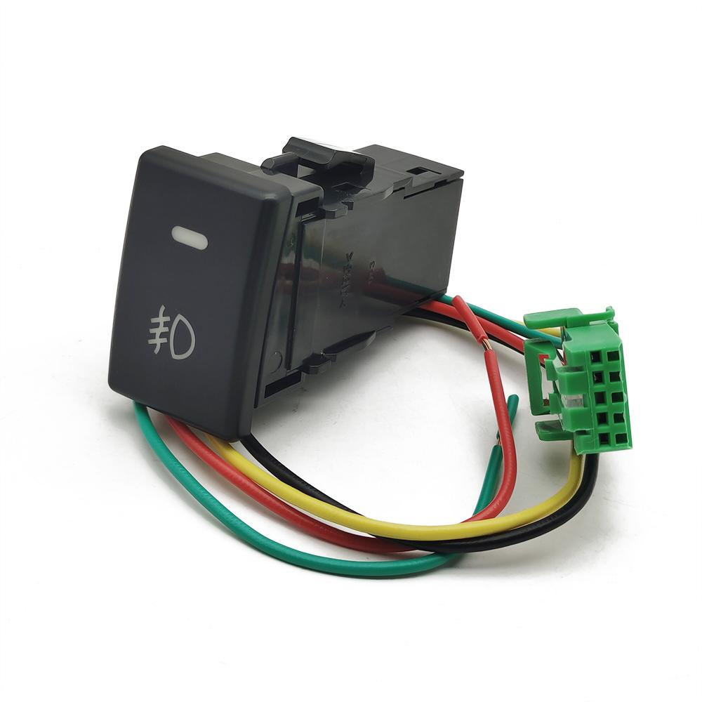 Car LED Spotlight Radar Fuel tank Rearview Steering Wheel Heating Button Switch with Wire for ISUZU MU-X D-MAX SPARK CROSS