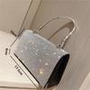 New In Glitter Sling Evening Bag Luxury Handbags for Women Party Wedding Chain Crossbody Shoulder Bags Female Flap Clutch Purses