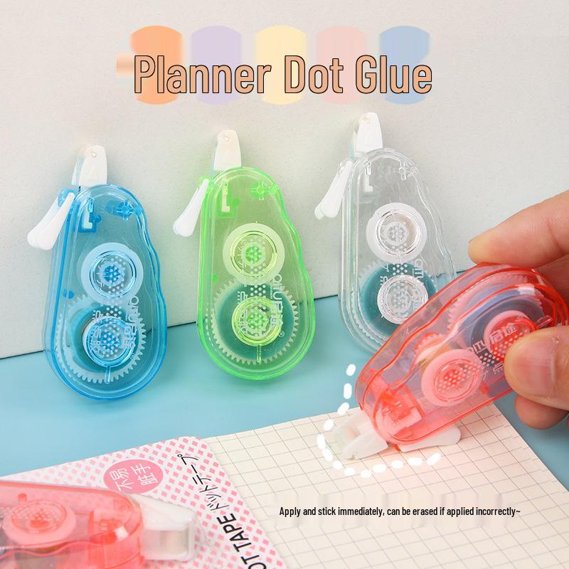 Student Handmade Point-Shaped Double-Sided High Viscosity Correction Tape for DIY Journals