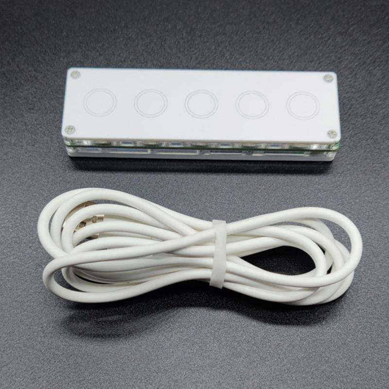 5-Key Mini Keyboard Programmable Macro Keyboard Touchable Multimedia Control Mechanical Keyboard Easy QWASD