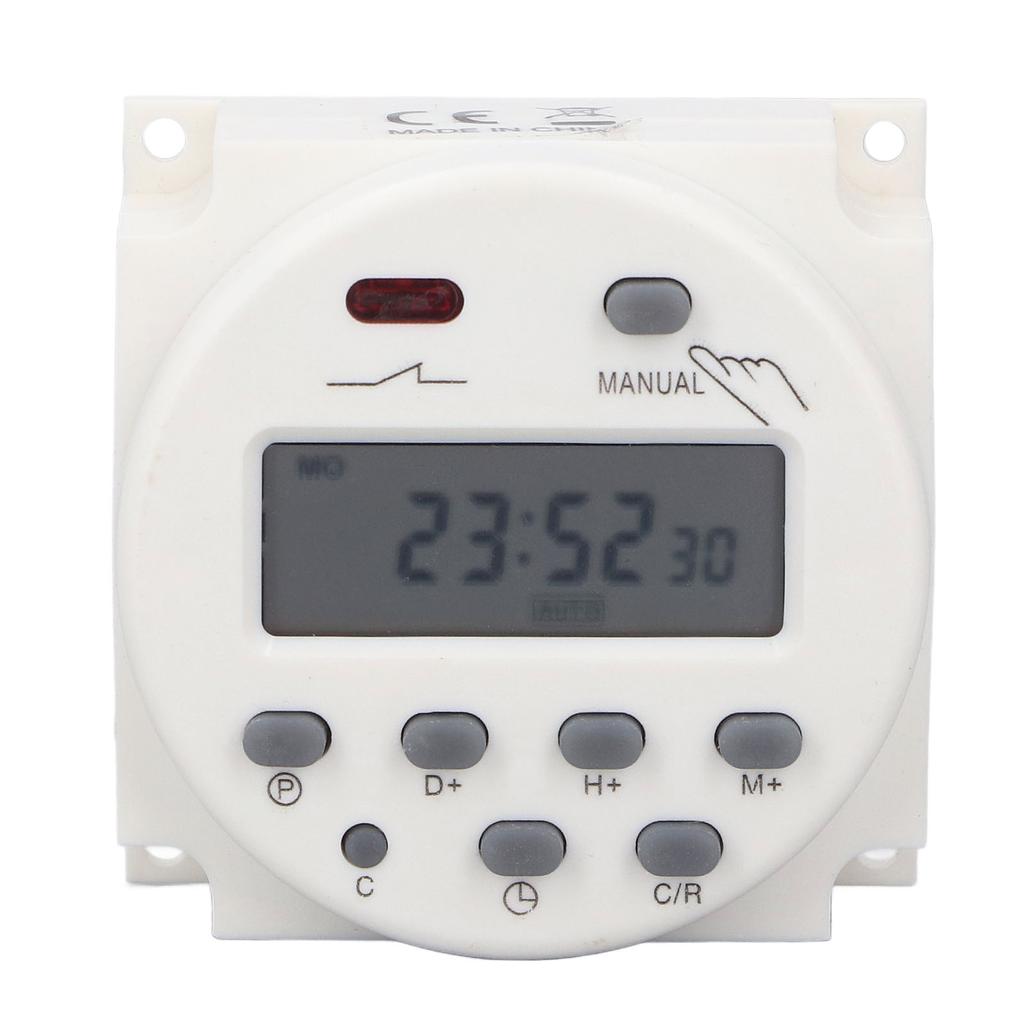 Timer Switch Programmable Time Relay Power Controller AC 220V for Equipment Appliance