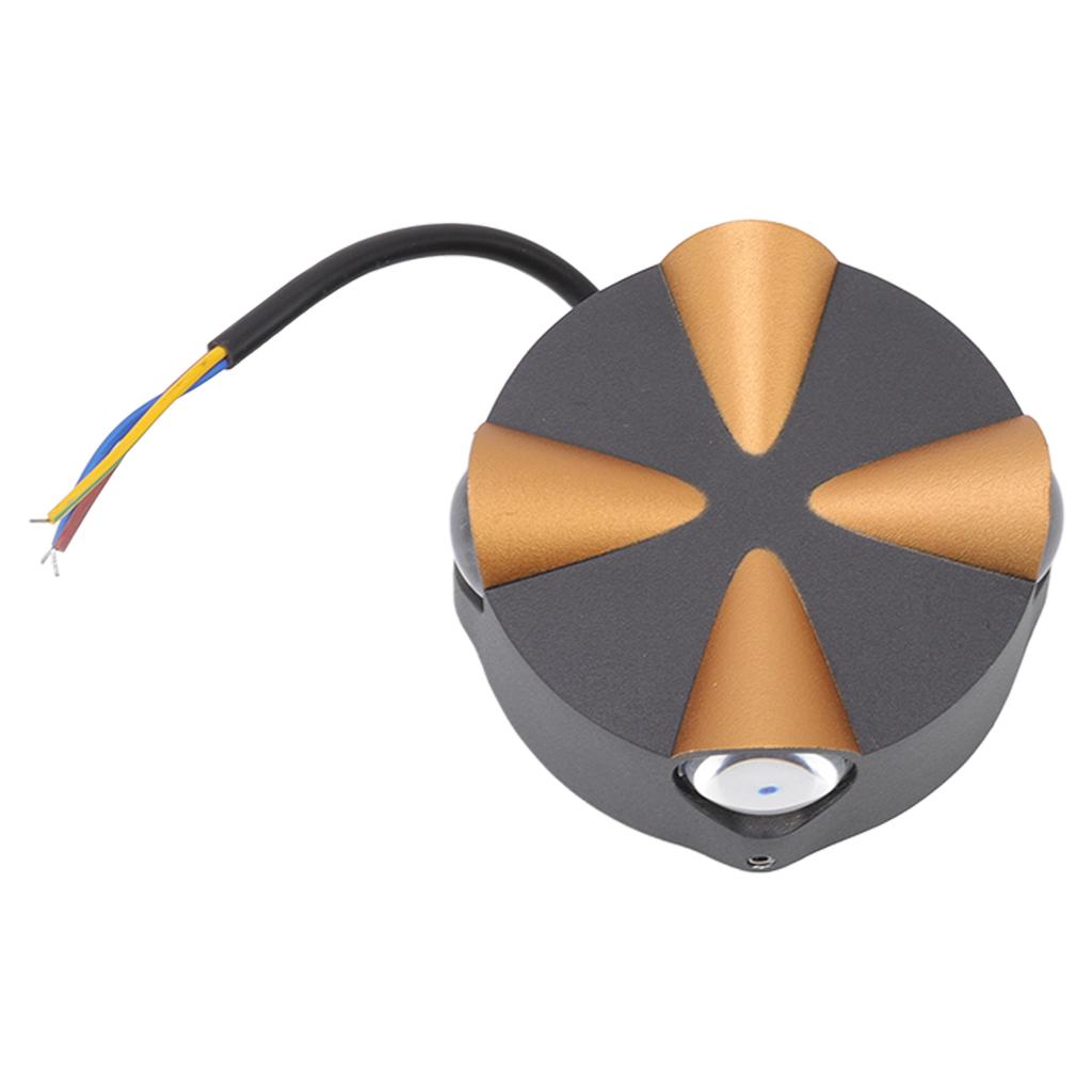 Wall Lamp 4 LED Lamp Simple Style Round Aluminium Waterproof 4W AC 85‑265V for Home