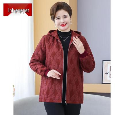 Women's Plus Size Hooded Casual Jacket