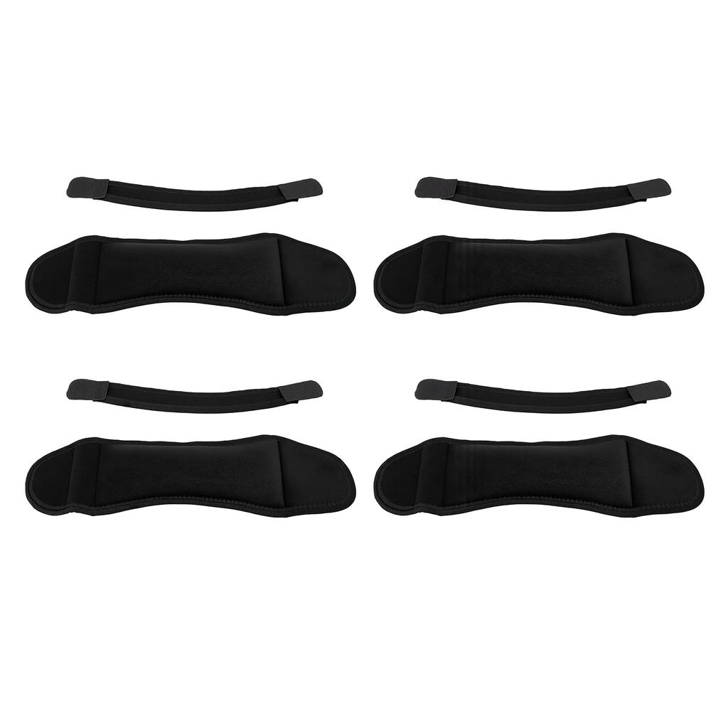 4 Pcs Palm Protector for Hand Adjustable Soft Non Slip Palm Guard Hand Cushion Black