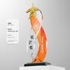 Crystal Trophy: Five-Pointed Star Metal Award for Children's Basketball and Outstanding Employee Excellence
