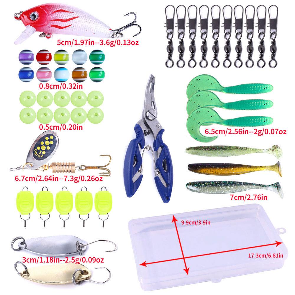 Lure Bait Set for Loach, Special Bait for Topmouth Culter, Floating Bait with Anti-Tangle Accessories