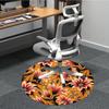 1PC Floral Pattern Chair Carpet for Office Non-Slip, Lightweight, Machine Washable Rug for Office, Sleeping, Room - Holiday Decoryy251009087