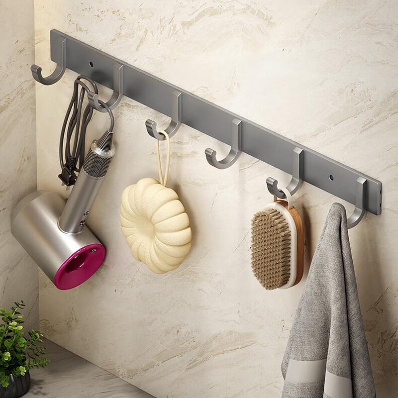 No-Punch Space Aluminum Wall Hook