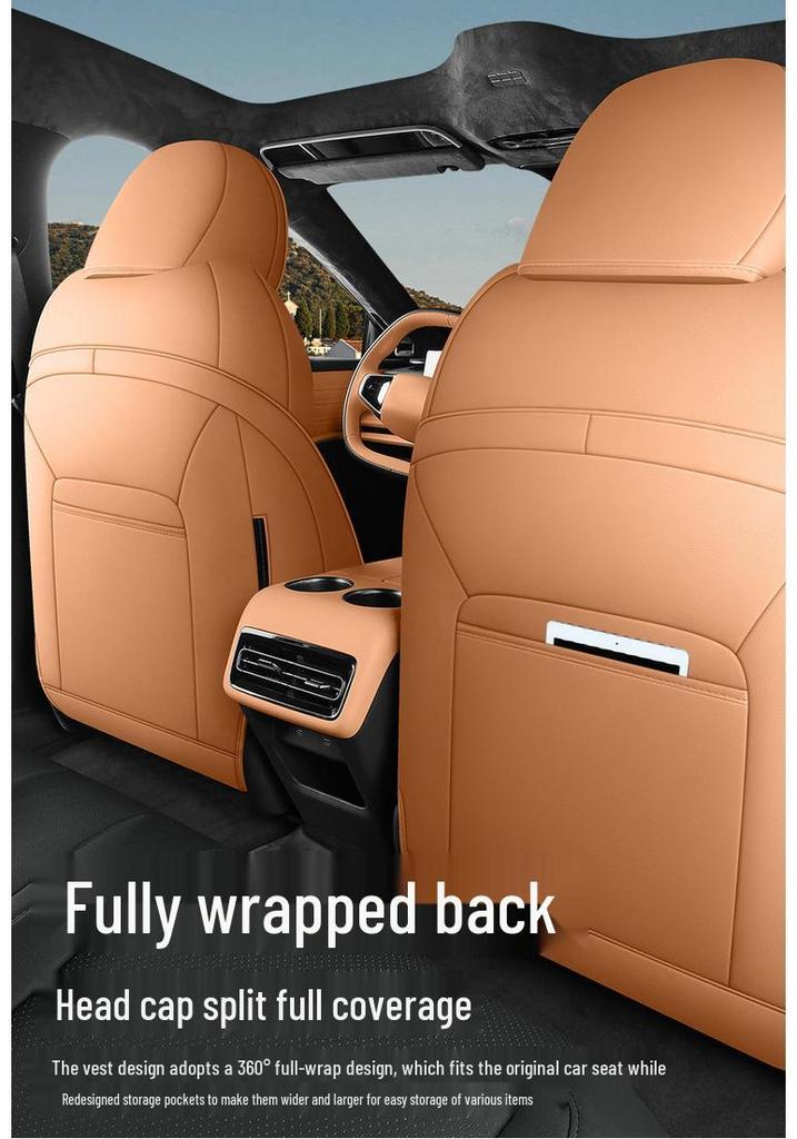 Geely Galaxy E8 25 Models Leather Car Seat Cushion - All-Season Full Surround Cover