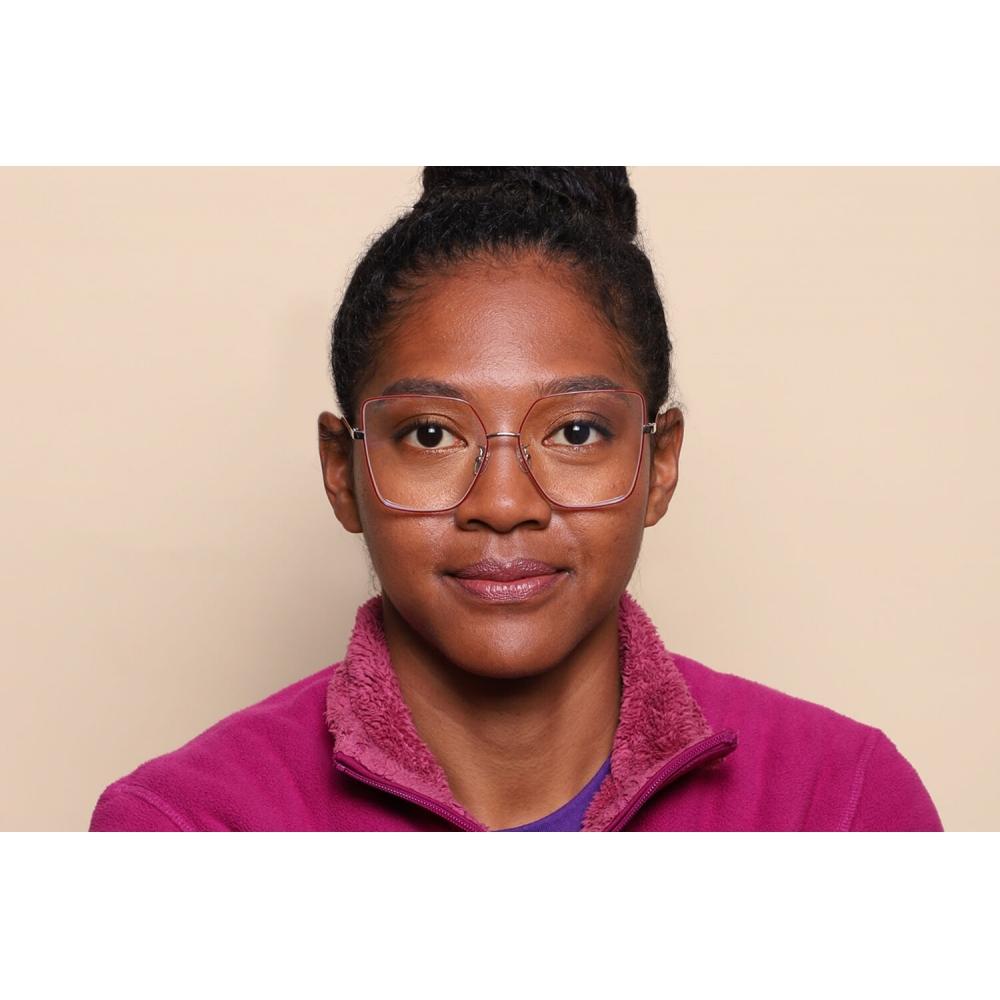 Max Mara Mm5073 H B Blue ligHt Block 068 Women Eyeglasses