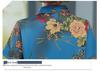 Faux Silk Short Sleeve Blouse for Middle-Aged and Elderly Women - Petite Fit, Mom Style