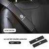 BIG1 For Volkswagen VW 2pcs Car Seat Belt Shoulder Protector Litchi Grain Fatigue Relief Pad Polo Jetta Sagitar Magotan Passat B5 B6