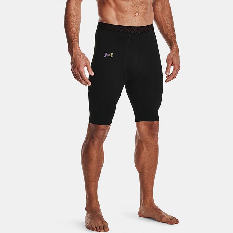 Under Armour Tisk loga Rush Přiléhavé Ležérní šortky Pánské šortky Černá 1361138-001