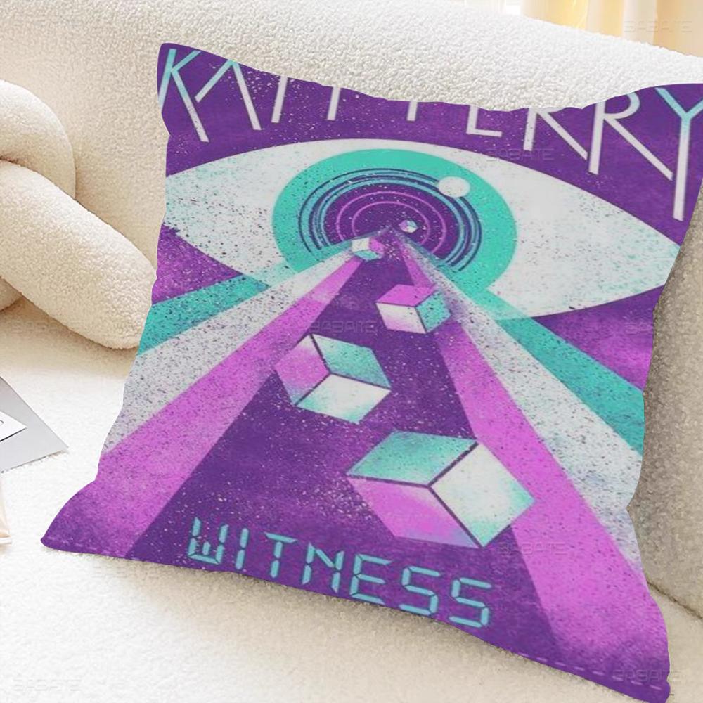 K-Katy Hot Singer P-Perry Cushion Cover Car Throw Pillow Case For Sofa Car Christmas Gift 40x40cm 45x45cm