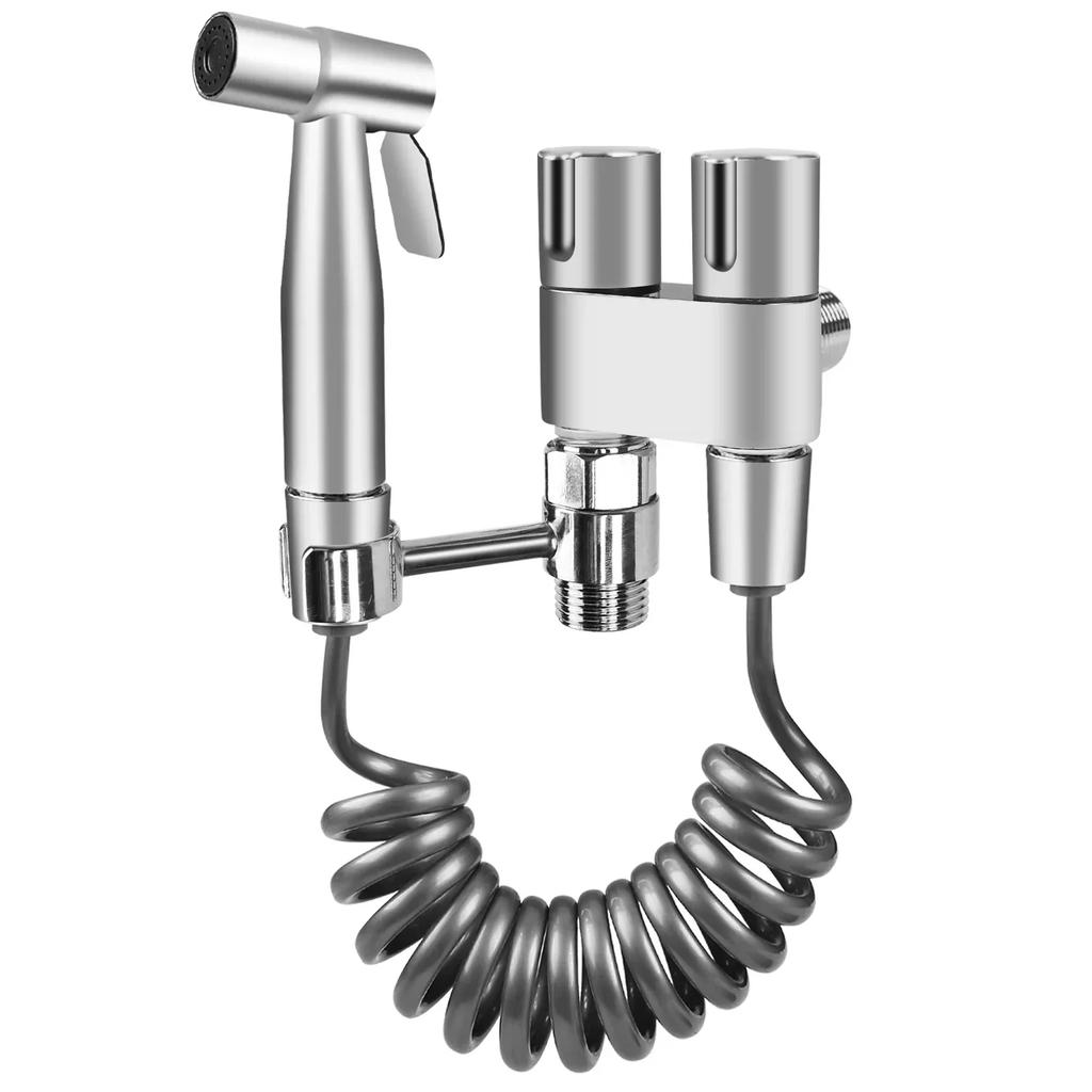 Handliches Toiletten-Bidet Wassersprühgerät für Hochdruck mit Schlauch für weibliche Babywäsche Selbstreinigende Hygiene-Accessoires