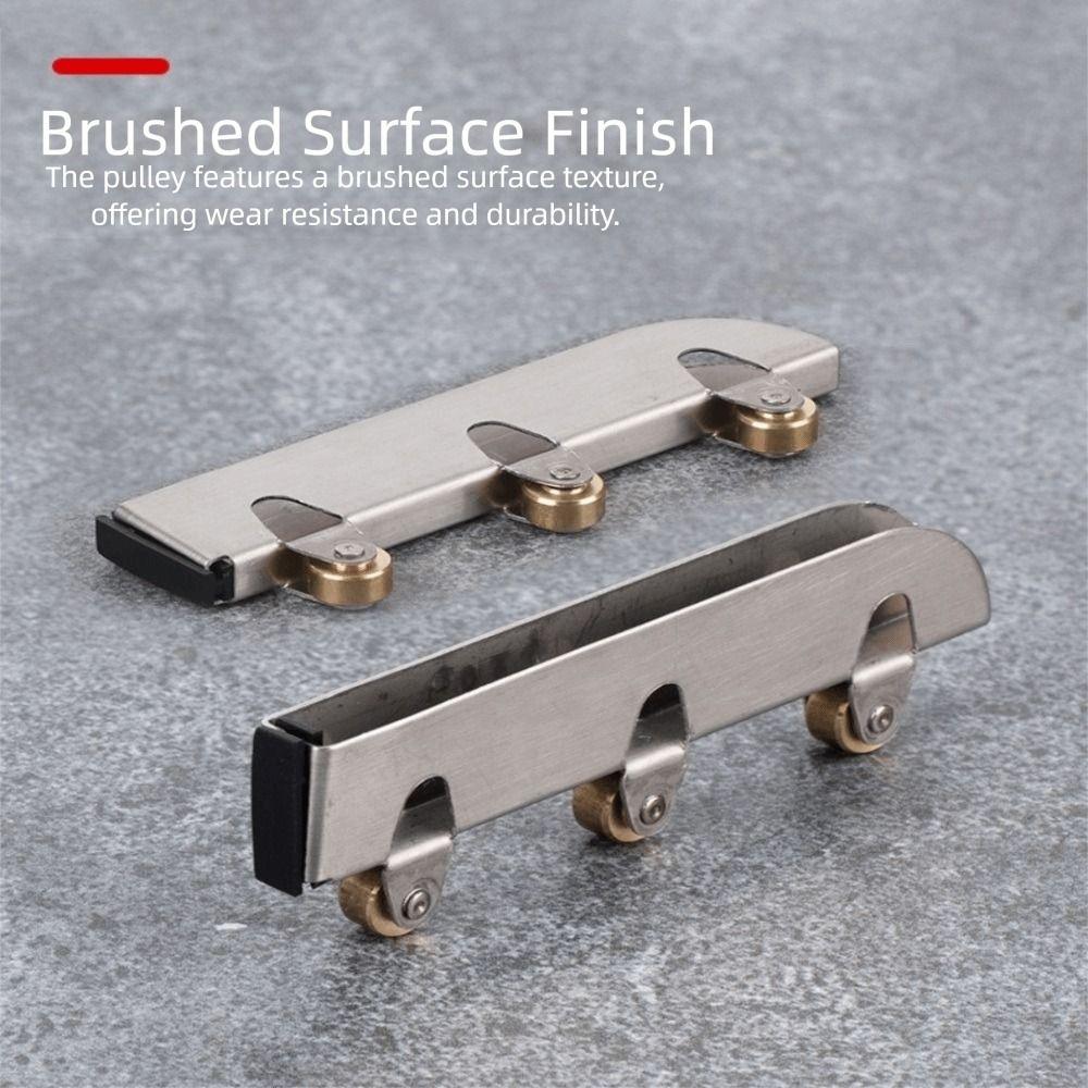 Role Fereastră Scripete Oțel Inoxidabil Sticlă Ușă Glisantă Scripete Scripete Ușă Sticlă Fără Ramă