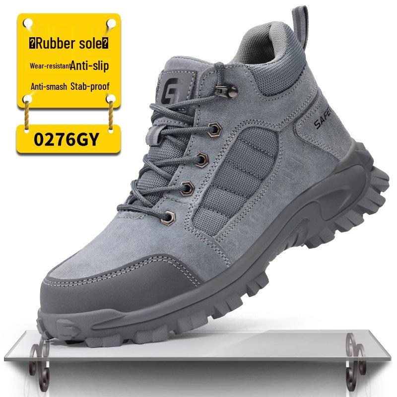 Upgraded Lightweight Steel Toe Work Shoes - Anti-Smash, Puncture-Resistant, Comfortable, Wear-Resistant Safety Footwear