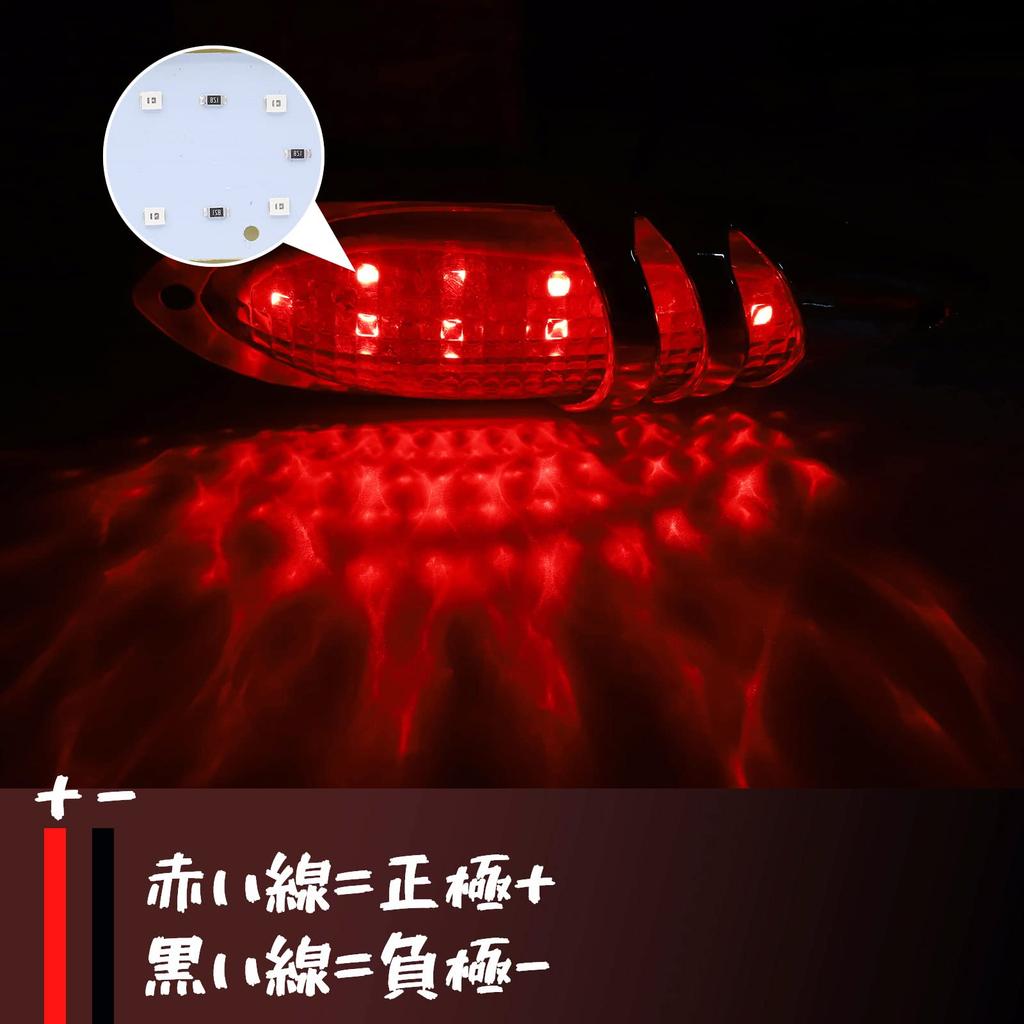 X-STYLE Side Marker LED 24V Red 6LED Truck Bright Side Marker Lamp Car Width