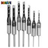 1-4 peças Broca Quadrada HSS Ferramentas de Broca para Marcenaria Broca Escavadora Cinzel Escavador Conjunto de Brocas DIY Móveis Broca Quadrada para Marcenaria