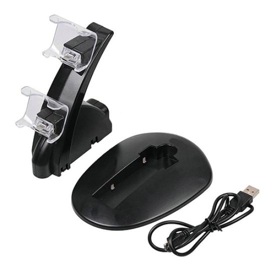 Fast Charger Dock Charging Stand for Dual USB Sony PlayStation PS4 Controller
