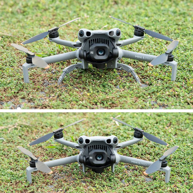 Foldable Landing Gear for DJI Mini 5 Pro Drone Lightweight Height Extended Leg Protector for Mini 5 Pro Quick Release Accessory