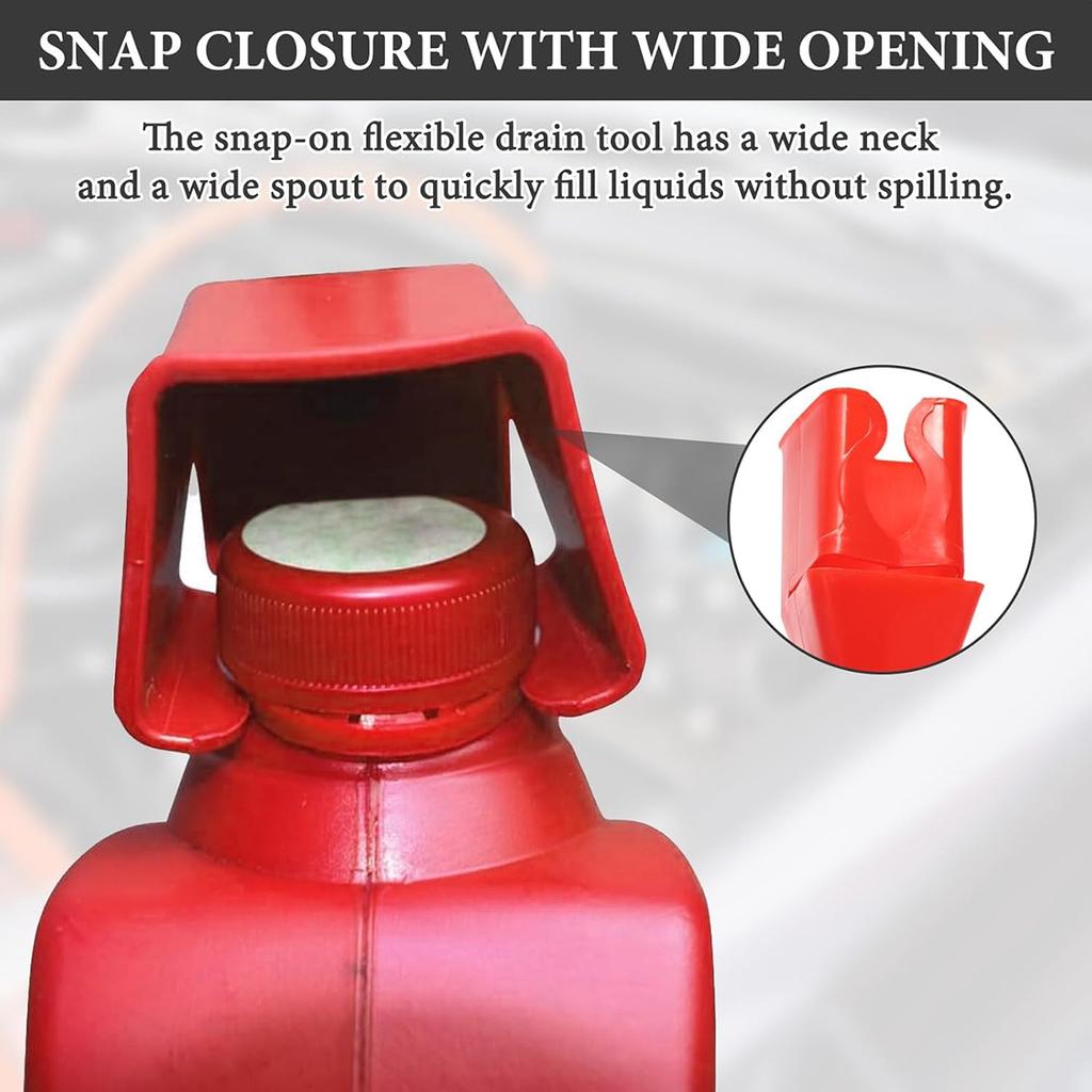 1/10PCs Car Motorcycle Refueling Oil Change Funnel Foldable Oil Funnel Transfer Tools Motorcycle Refueling Tool Car Accessories