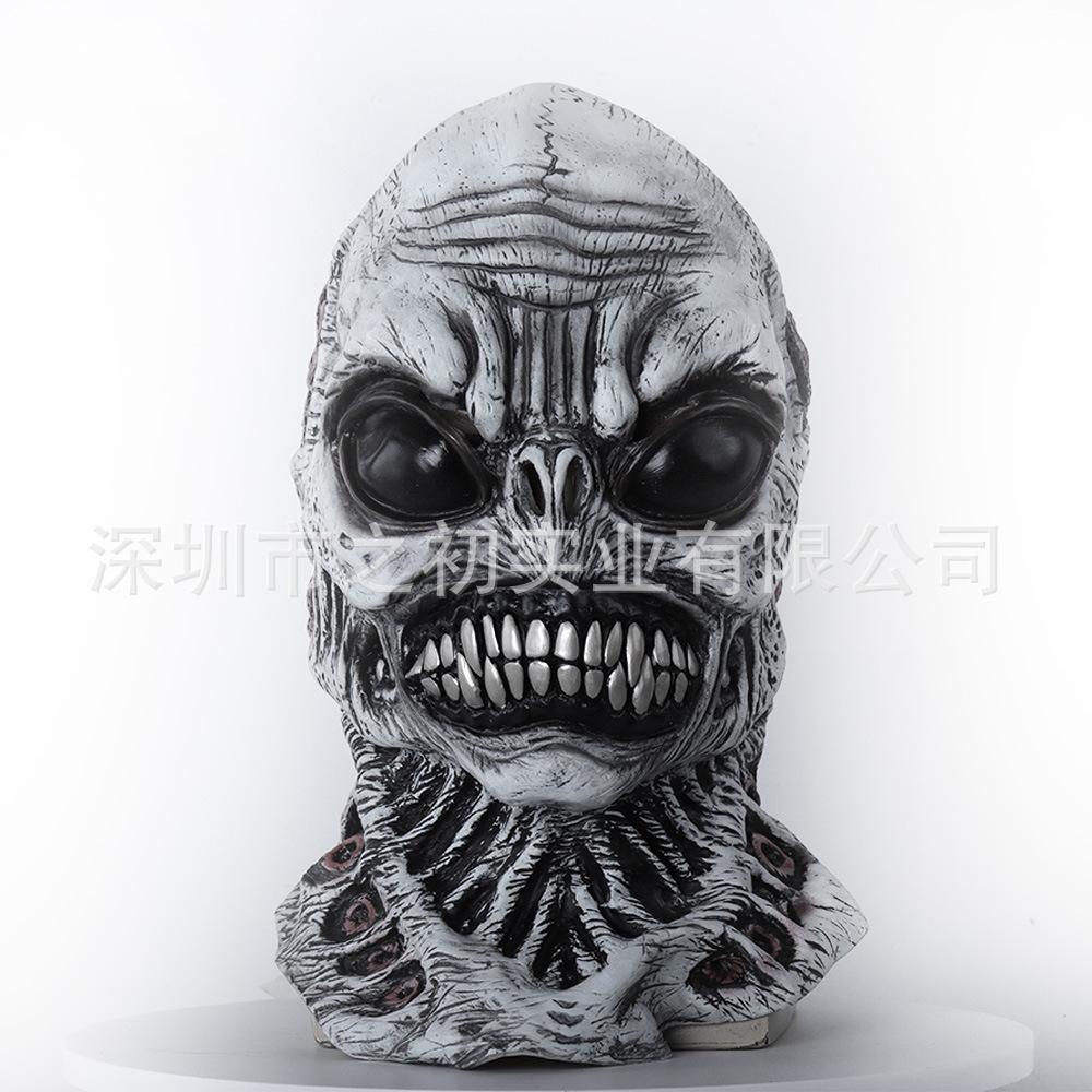 New Halloween Horror Frogman Alien Full-Face Latex Costume Mask