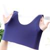 Sexy Large Size Underwear Female Sense of Lace Thin Section Without Steel Ring Undershirt Type Increased Sports Sleep Polymerization Bra