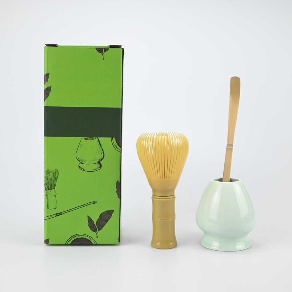 3PCS/Set Japanese-style Plastic Tea Whisk, Matcha Spoon, Tea Whisk Stand, Perfect Gift For Ceremony, Traditional Decoration