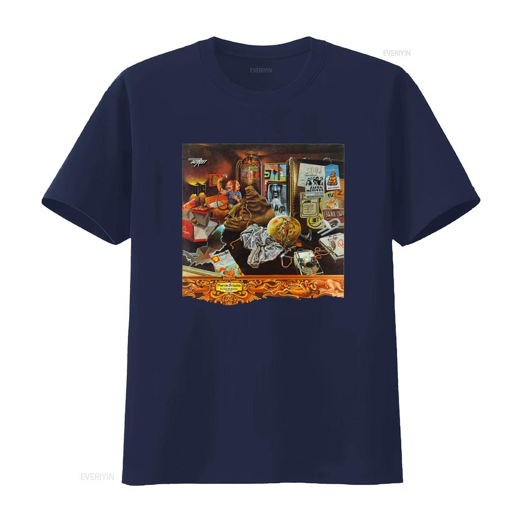 Over Nite Sensation Classic Frank Zappa The Mothers of Invention Vintage Rock Art T Shirt Vintage Washed Slightly Breathable