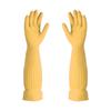 Long Rubber Gloves for Kitchen Cleaning Dishwashing Laundry Durable Latex Flocking Warm Thickened