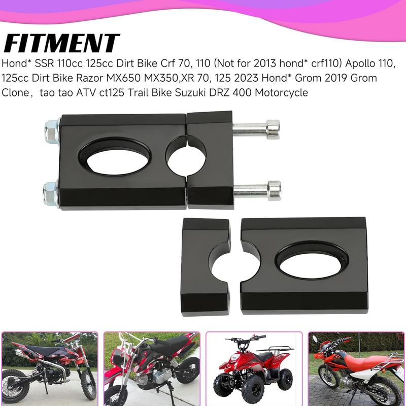 Handlebar Risers 7/8 Dirt Pit Bike Motorcycle Parts Stable Aluminum Alloy Motorcycle Handlebar Risers Improves Posture