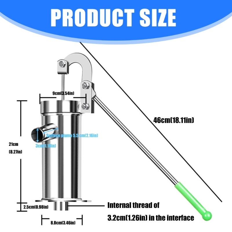 Ruční tlakové vodní čerpadlo s otočným designem o 360 stupňů Tlakové čerpadlo pro efektivní venkovní hydrataci a zavlažování