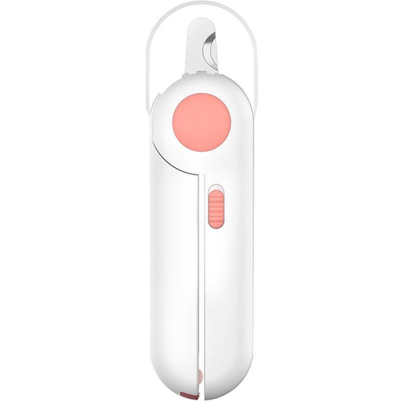 

Pet Nail Clippers Round Head with Nail Sharpener Cat Nail Clippers Dog Beauty Nail Clippers LED Light Cat Nail Clippers розовый