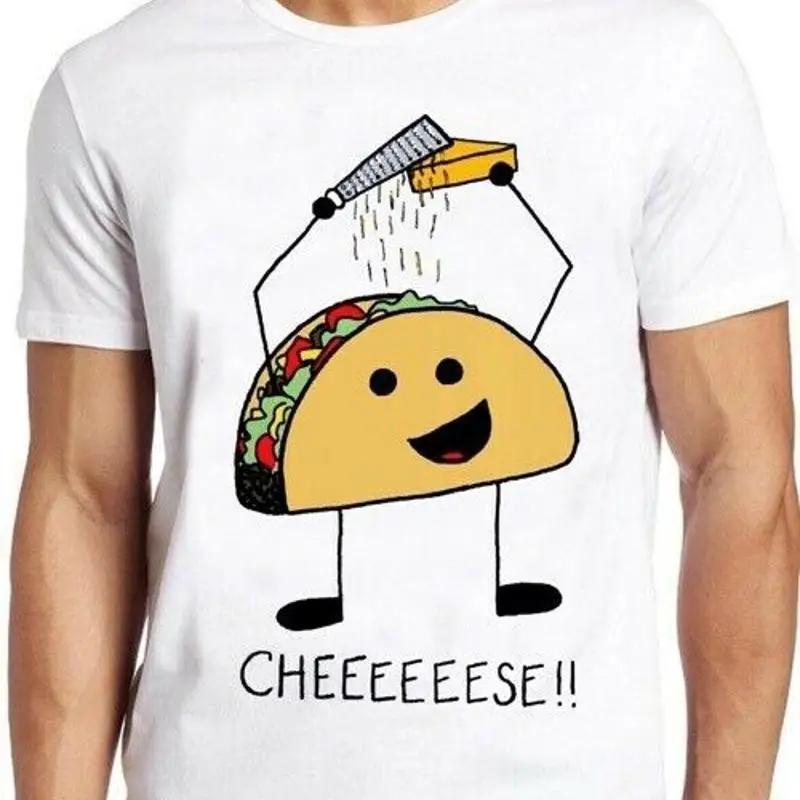 

Taco Cheese Grater Funny Graphic Design Cool Gift Tee T Shirt M248 5XL різнокольоровий