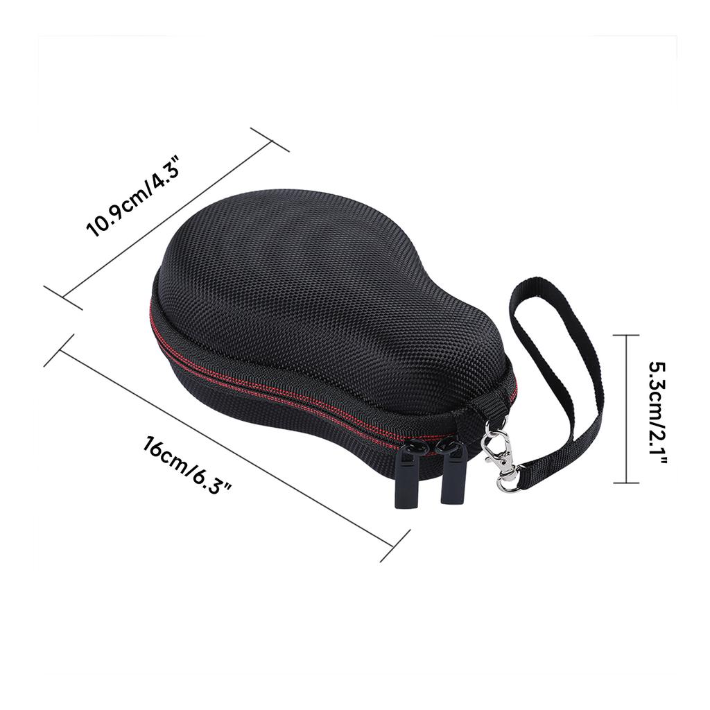 Small Traveling for Shell EVA Carrying Box for Clip 3/2 Speaker Zipper Case Easy To Open Close Hard Holder Accessories