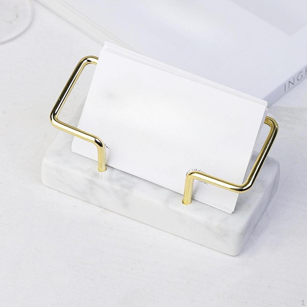 Business Card Holder Display Desktop Container Office Exhibition Name Stand Desk Organizer for