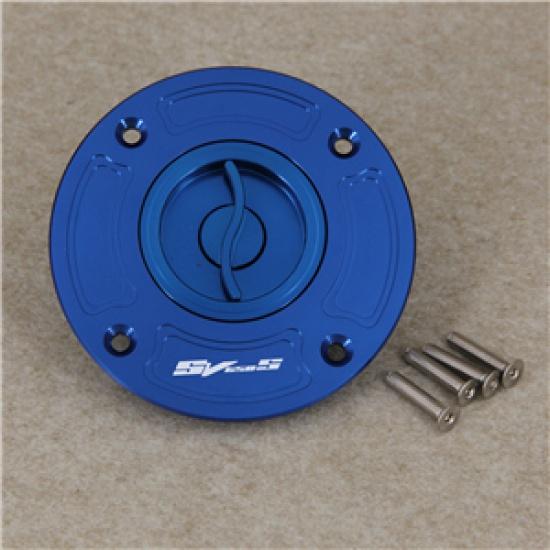 Мотоциклетная крышка бензобака без ключа, крышка топливного бака для Suzuki SV650S SV 650S 1999-2002 2000 синий